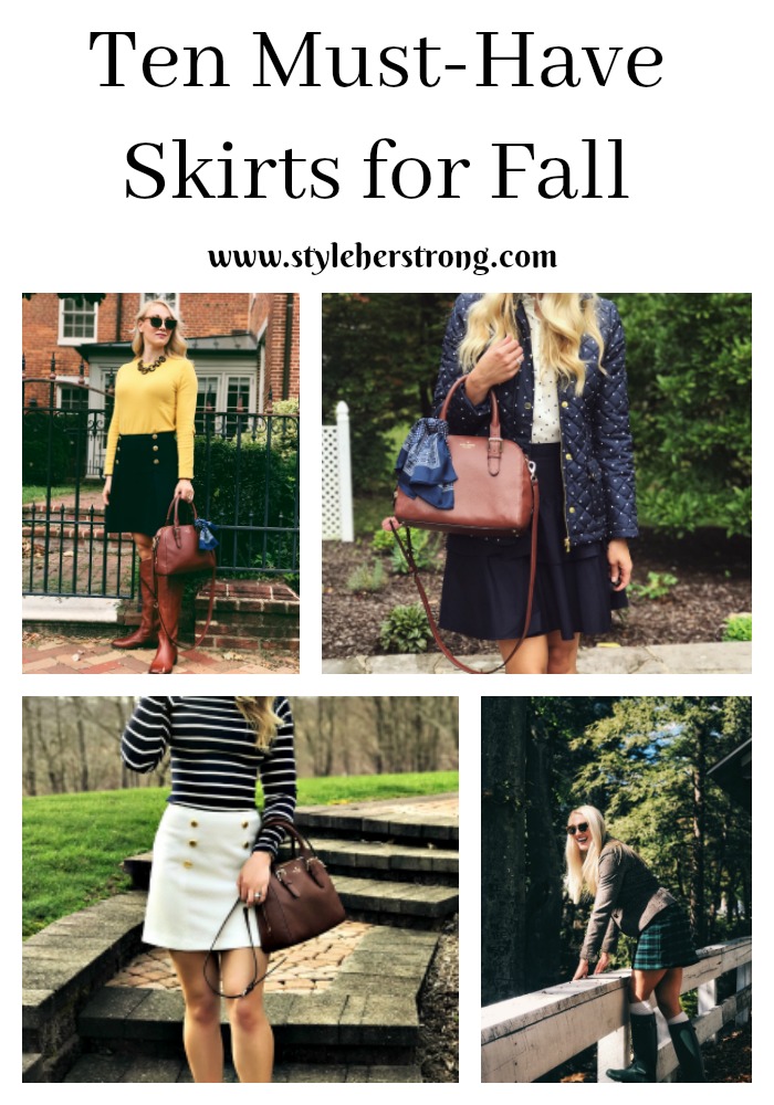 Ten Must-Have Skirts for Fall