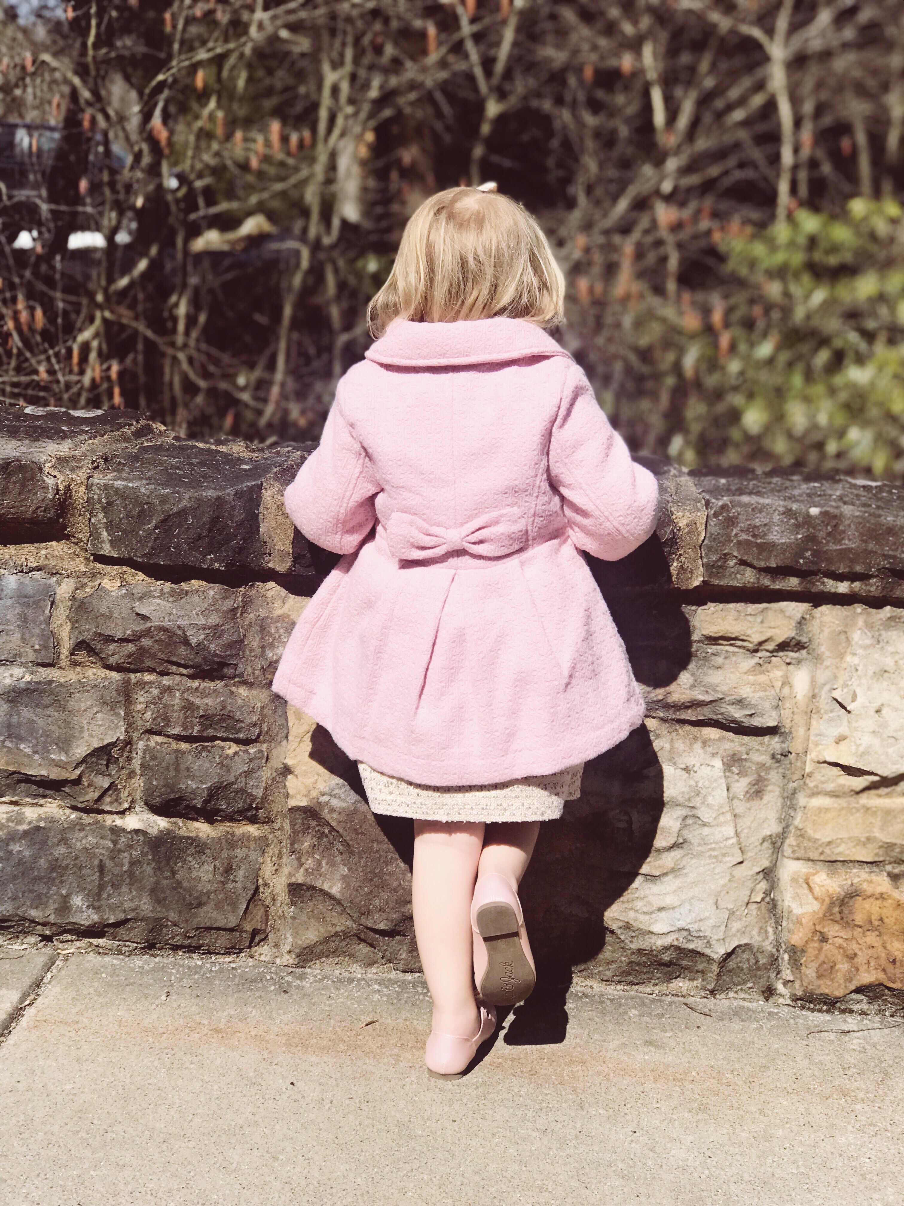 Mommy and Me Outfits | Bow Coat | Pink Tweed Dress