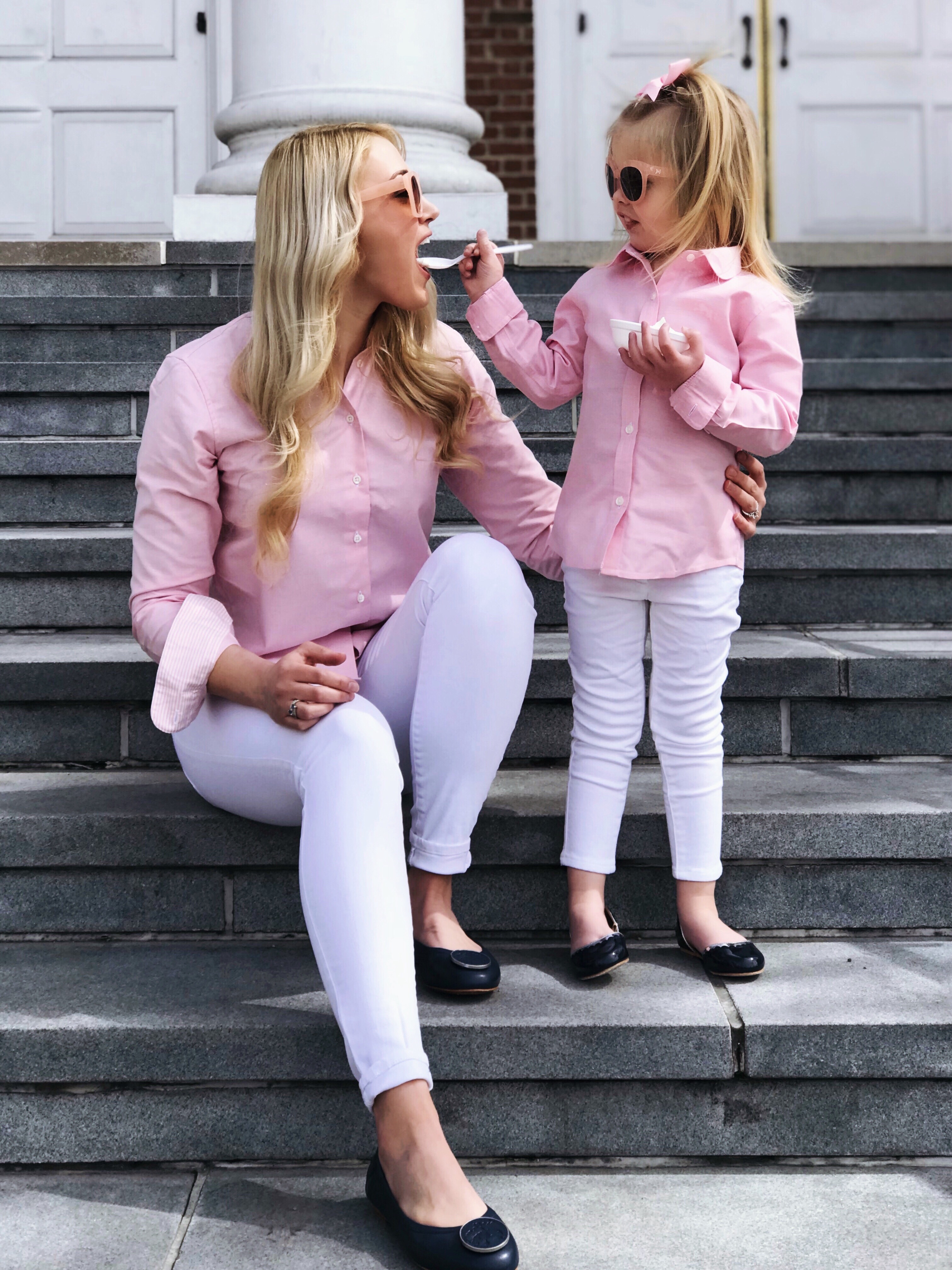 Brooks Brothers Pink Oxford Shirt | Mommy and Me Outfits | Classic Preppy Ivy League | Spring Style