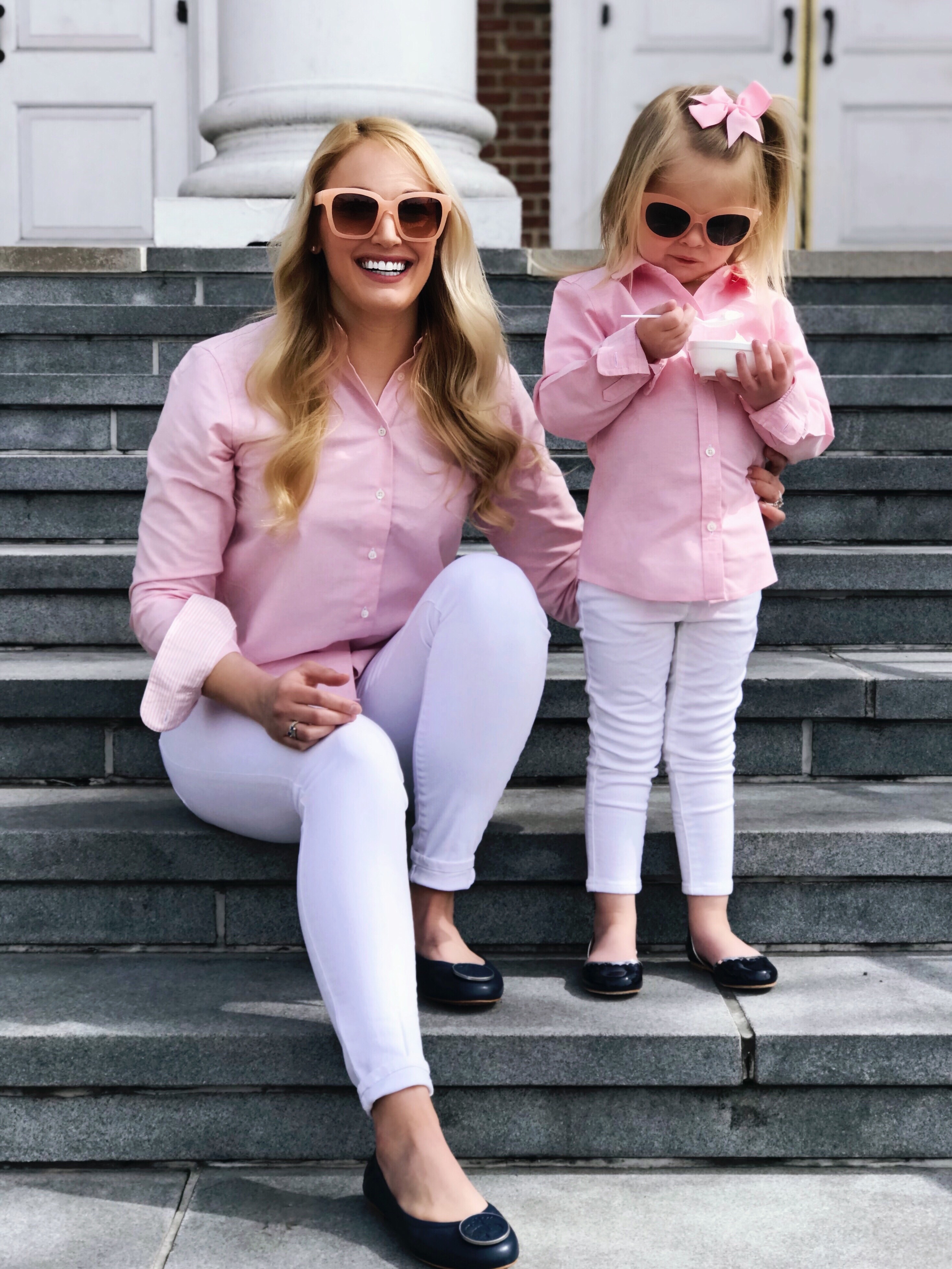 Brooks Brothers Pink Oxford Shirt | Mommy and Me Outfits | Classic Preppy Ivy League | Spring Style