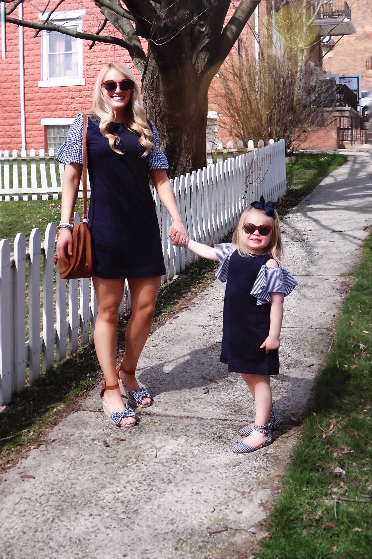 Mommy and Me Matching Outfits | Matching Dresses, J.Crew, J.Crew Factory, Preppy, Gingham, Gingham Dress, Ruffle Dress, Off the Shoulder Dress, Kid Fashion, Kid Style, Girl Fashion, Fashion Kids, Mom Style, Twinning, Matching Outfits, Preppy Style, American Style, Mother's Day, Mommy, Style Blogger, Fashion Blogger, Mommy Blogger