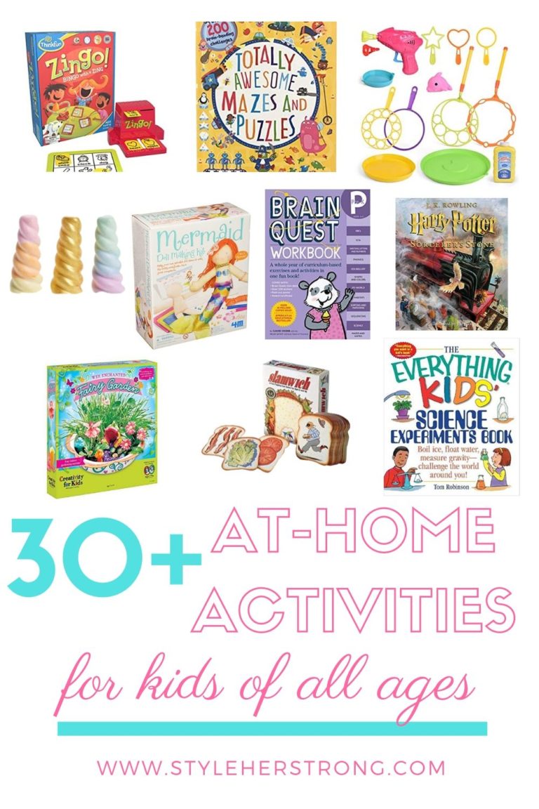 30+ At-Home Activities for Kids