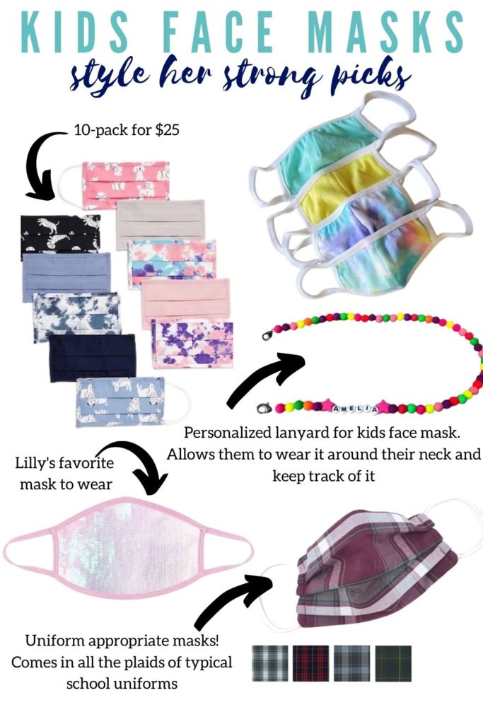 Face Masks for Kids | Cute Masks for Girls | Face Mask Holder | Mask Chain | Face Mask Necklace