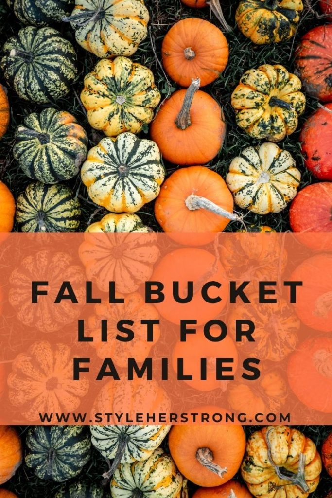 Fall Bucket List | Fun Fall Activities | Family Fall Bucket List | #fallbucketlist #familyfall