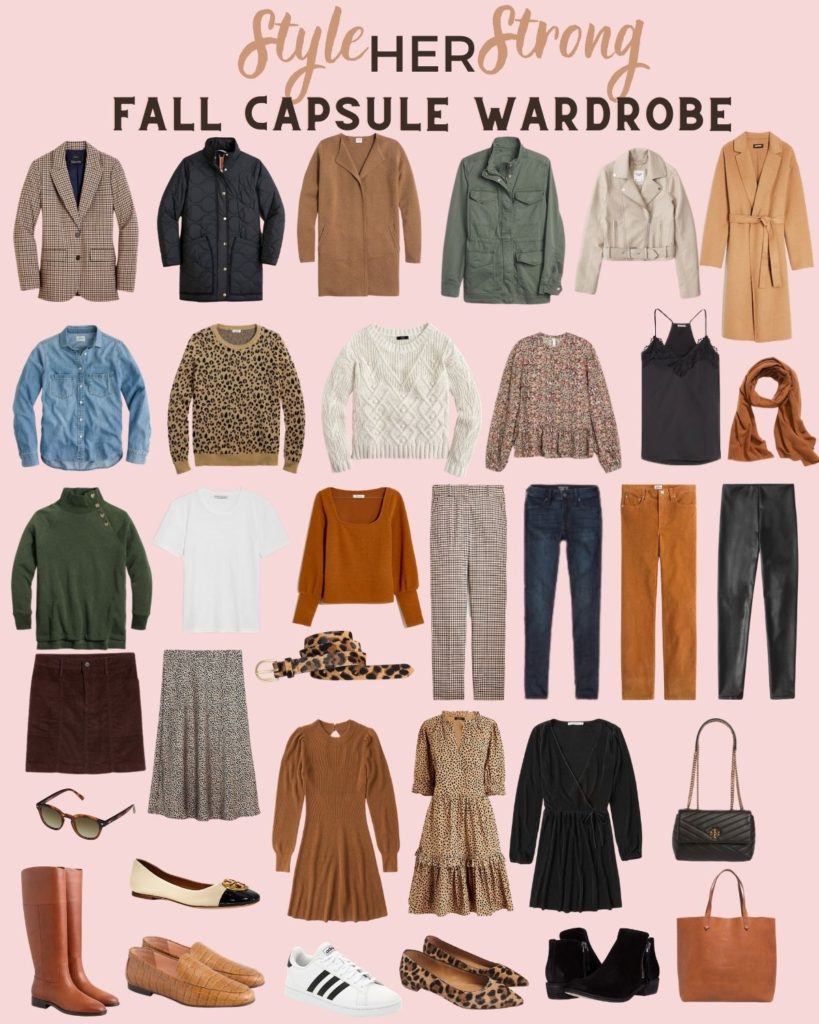 Fall Capsule Wardrobe | Fall Outfit Ideas | Fall Style | Fall Outfits #falloutfit | Preppy | Fall Fashion #capsulewardrobe #fallcapsulewardrobe www.styleherstrong.com