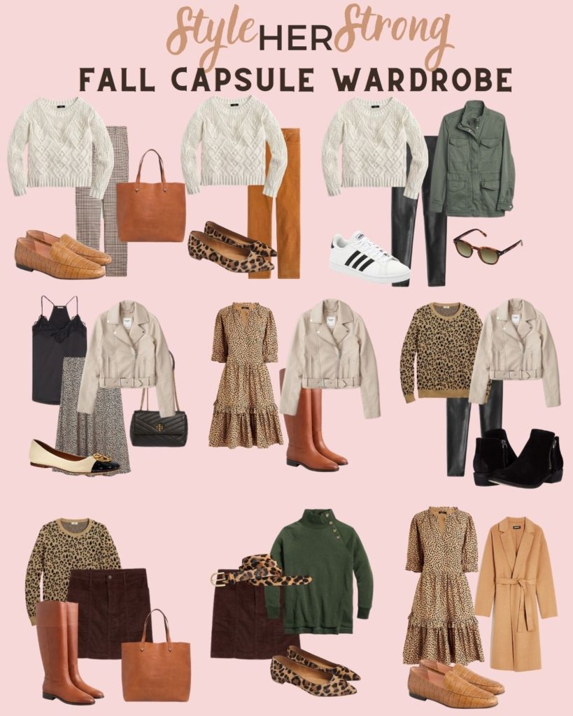 Fall Capsule Wardrobe | Fall Outfit Ideas | Fall Style | Fall Outfits #falloutfit | Preppy | Fall Fashion #capsulewardrobe #fallcapsulewardrobe www.styleherstrong.com