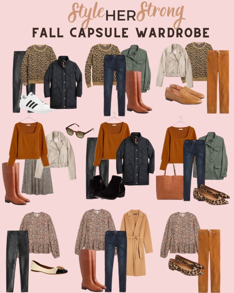 Fall Capsule Wardrobe | Fall Outfit Ideas | Fall Style | Fall Outfits #falloutfit | Preppy | Fall Fashion #capsulewardrobe #fallcapsulewardrobe www.styleherstrong.com