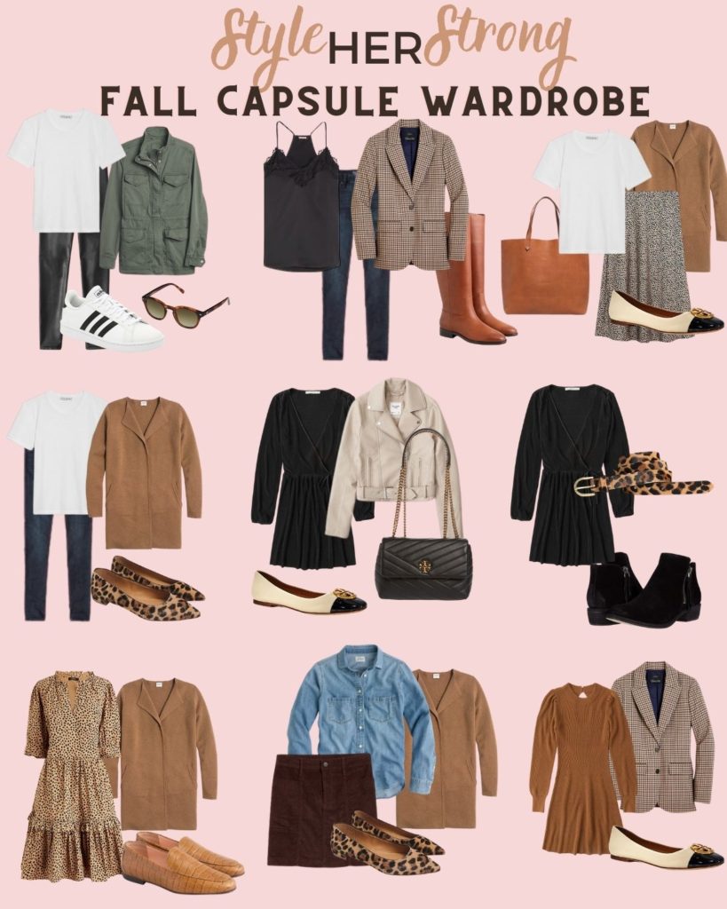 Fall Capsule Wardrobe | Fall Outfit Ideas | Fall Style | Fall Outfits #falloutfit | Preppy | Fall Fashion #capsulewardrobe #fallcapsulewardrobe www.styleherstrong.com