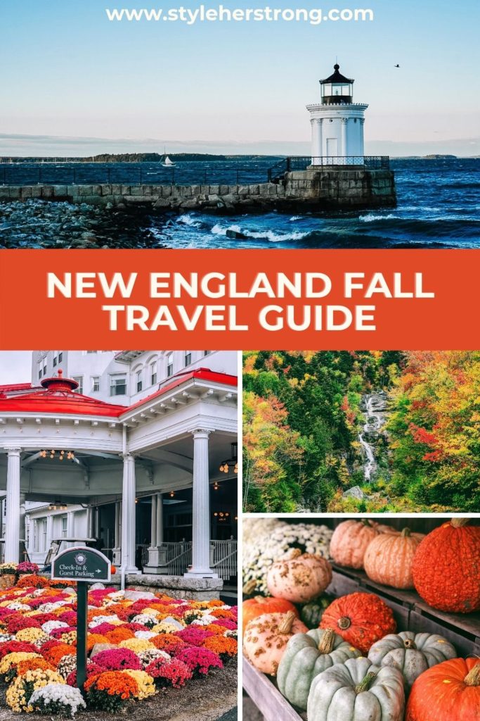 New England Fall Travel Guide | Woodstock Vermont Manchester Vermont Bretton Woods New Hampshire Mystic Connecticut Portland Maine Newport Rhode Island Fall Leaf Peeping Trip to New England #newenglandfall #falltrip #fallfoliage #leafpeeping