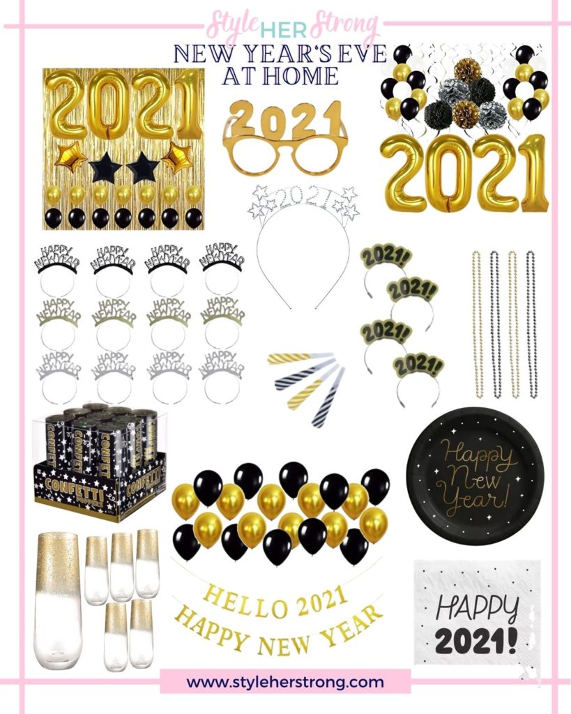 NYE at Home Fun | New Year's Eve Style | New Year's Eve Outfits | NYE 2020 | New Year's Eve 2020 #nye2020 Sequin dress | Mommy and me outfits | Sequin sweater | sequin top | New Year 2021 | New Year's Eve Decor | NYE Decorations | NYE Kits