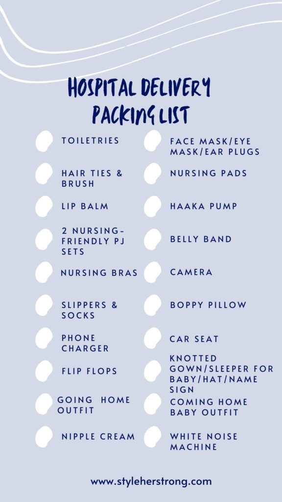 Hospital Bag Checklist | What to Pack for Hospital | Delivery Day| Hospital Bag Packing List