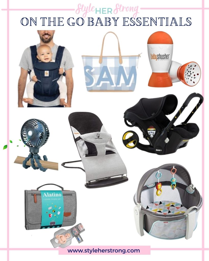 Baby Essentials for On The Go | The Best Baby Products for Vacation | On The Go Baby | Travel with Baby | Baby Travel Tips