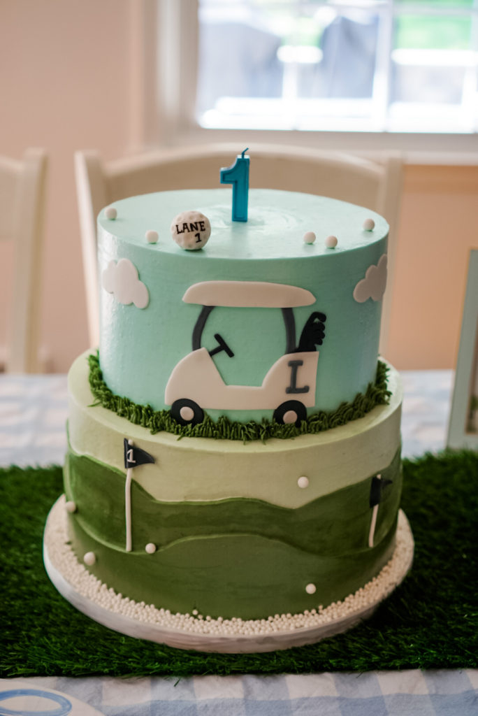 Golf themed birthday party | Hole in ONE PAR-TEE | Kids Golf birthday  party | Baby Boy 1st Birthday Party | Golf Cake