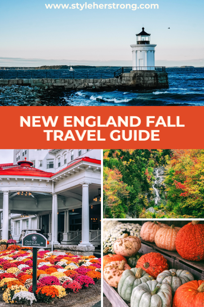 New England Fall Travel Guide | Fall Foliage New England | Leaf Peeping | Fall Trip to Vermont | Hiking in New Hampshire in the Fall | Portland Maine Trip | Newport Rhode Island Travel Guide | Mystic Connecticut | Manchester Vermont | Woodstock Vermont