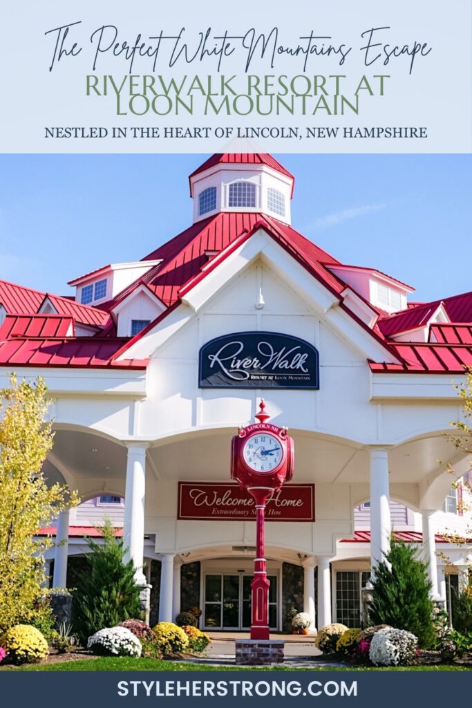 Riverwalk Resort at Loon Mountain | The perfect fall foliage leaf peeping destination or ski trip to the White Mountains resort